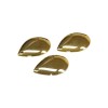 日本の部品屋 コロラド型ブレード NO.3 ブラス製 ゴールド 3枚 (ルアー 自作)