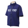 マズメ mazume レインジャケットショートスリーブ ネイビー MZRJ-687 (レインウェア レインジャケット 半袖)