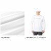 シマノ コットン ロゴ ロングスリーブ グレー SH-011V (フィッシングシャツ・Tシャツ)