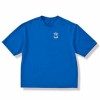 ハヤブサ 綿タッチTシャツ (マサヤート-タイ) ブルー YK1003 (フィッシングシャツ Tシャツ)