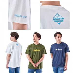 ジャクソン シンプルロゴH/S TEE バニラホワイト (フィッシングシャツ・Tシャツ)