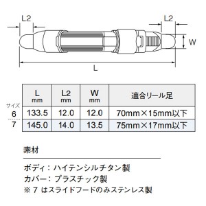 富士工業 プレートタイプリールシート T-NS-7GL (リールシート)