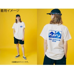 カブー KAVU トゥルーロゴ Tシャツ ミリタリーグリーン (フィッシングTシャツ)