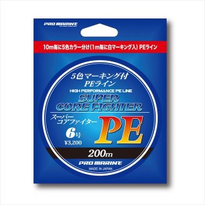 浜田商会 スーパーコアファイターPE　200m　6号 ALA200 (PEライン　ライン)