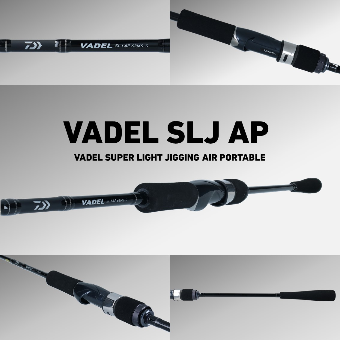 ダイワ ヴァデル SLJ エアポータブル 63MB-S (ライトジギングロッド) - 釣り具の販売、通販なら、フィッシング遊-WEB本店