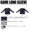 メガバス megabass ゲームロングスリーブ GAME LONG SLEEVE ブラック (フィッシングシャツ)