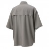 リバレイ RV ドライストレッチハーフシャツ 半袖 グレー 5428 (フィッシングシャツ ドライシャツ 速乾)