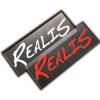 デュオ レアリス(REALIS) ロゴ転写シール（レッド・ホワイト）42×140ｍｍ (ステッカー)