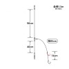 がまかつ 大ヒラメ マハタ仕掛 2本鈎 シングル 42-954 (海水仕掛け)