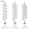 ダイワ 快適ワカサギSS定番ナイロン M 5本 (ワカサギ仕掛け) 1号