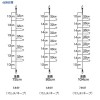 ダイワ 快適ワカサギSS鉄板フロロ K 6本 (ワカサギ仕掛け) 1.5号