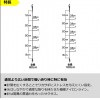 ダイワ 快適クリスティアワカサギ仕掛けSS 定番 ナイロンワイドピッチ M 4本 (わかさぎ仕掛け)