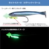 ダイワ サムライ太刀キビナゴシャッド 爆釣パック 7g (タチウオテンヤ 太刀魚仕掛け)