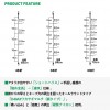 ダイワ クリスティア 快適ワカサギ仕掛け 速攻ショート夜光留 M6本 (仕掛け 釣り)