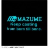 マズメ mazume ウインドカットジャケット ダブルトーン ブラック×レッド MZFW-728 (防寒着 防寒ジャケット 釣り)