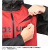 マズメ mazume ウインドカットジャケット ダブルトーン ブラック×ネイビー MZFW-728 (防寒着 防寒ジャケット)