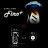 メガテック リブレ カスタムハンドルノブ Fino+ (フィーノプラス) 1個 (ファイヤー+レッド) FPFR-1