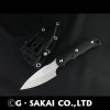 G・SAKAI サビナイフ1 直刃 黒 (フィッシングナイフ)