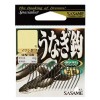 ささめ針 うなぎ鈎 茶 UN-08 (淡水バラ針)