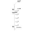 ハヤブサ わかさぎ仕掛秋田キツネ5本 CZ004 (仕掛け 釣り)
