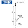 ハヤブサ 海戦真鯛 イサキ天秤流4m2本 12-5 SE263 (船釣り仕掛け 船フカセ仕掛)