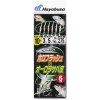 ハヤブサ 実戦サビキ オーロラサバ皮&ホロフラッシュ SS046 (船釣り仕掛 サビキ仕掛)