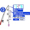 ハヤブサ コンパクトロッド かんたんサビキ釣りセット ピンク HA177 (サビキ 仕掛け)