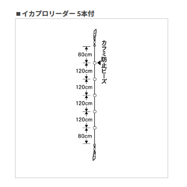 ヤマリア イカプロリーダー 5 5 イカ釣り用品 釣り具の販売 通販なら フィッシング遊 Web本店 ダイワ シマノ がまかつの釣具ならおまかせ