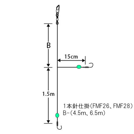 ヤマシタ ヤマリア マダイ仕掛6ｍ Fmf26 真鯛仕掛け フカセ仕掛け 釣り具の販売 通販なら フィッシング遊 Web本店 ダイワ シマノ がまかつの釣具ならおまかせ