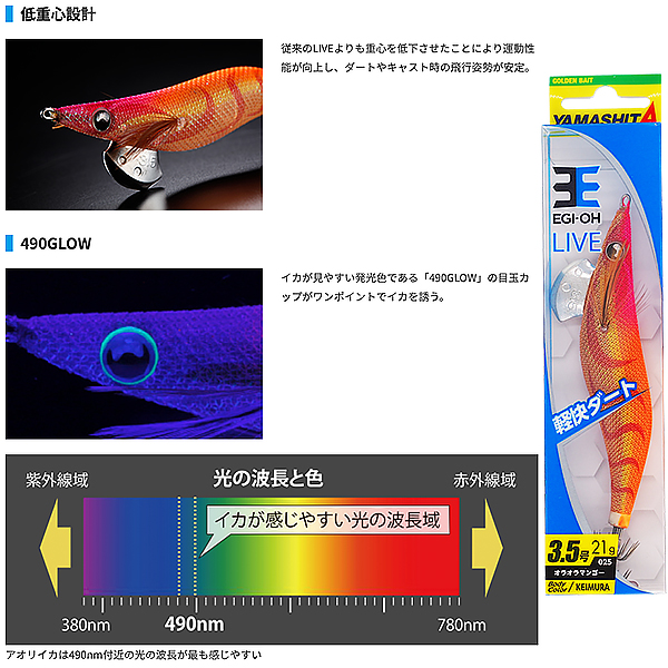 ヤマシタ エギ王ライブ 3.0号 (エギング エギ) - 釣り具の販売、通販