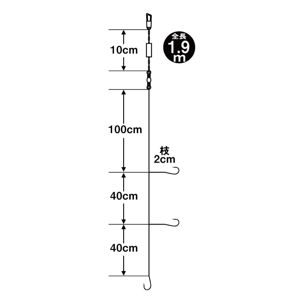 がまかつ 投キス引き釣りプロ仕掛3本 N 109 投げ釣り 仕掛け 釣り具の販売 通販なら フィッシング遊 Web本店 ダイワ シマノ がまかつの釣具ならおまかせ