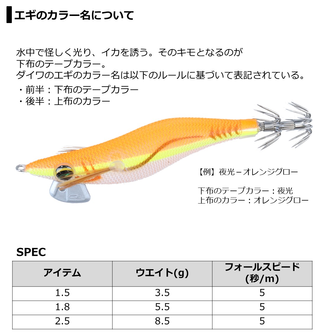 全7色 ダイワ エメラルダスライト2 1 8号 エギング エギ 釣り具の販売 通販なら フィッシング遊 Web本店 ダイワ シマノ がまかつの釣具ならおまかせ