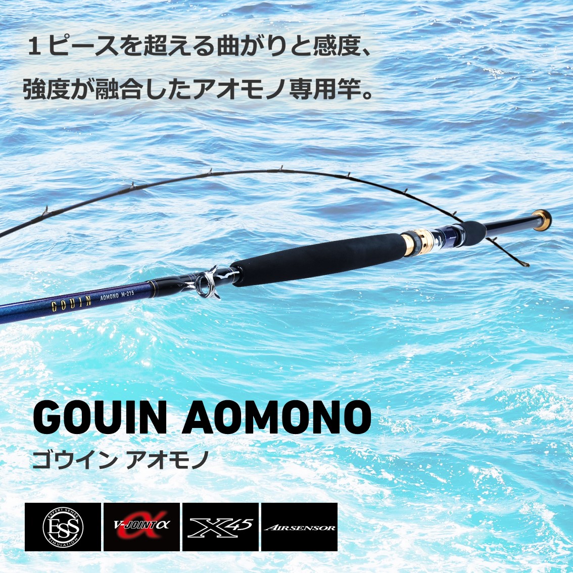 30120号DAIWA GOUIN AOMONO S-235 美品　釣竿