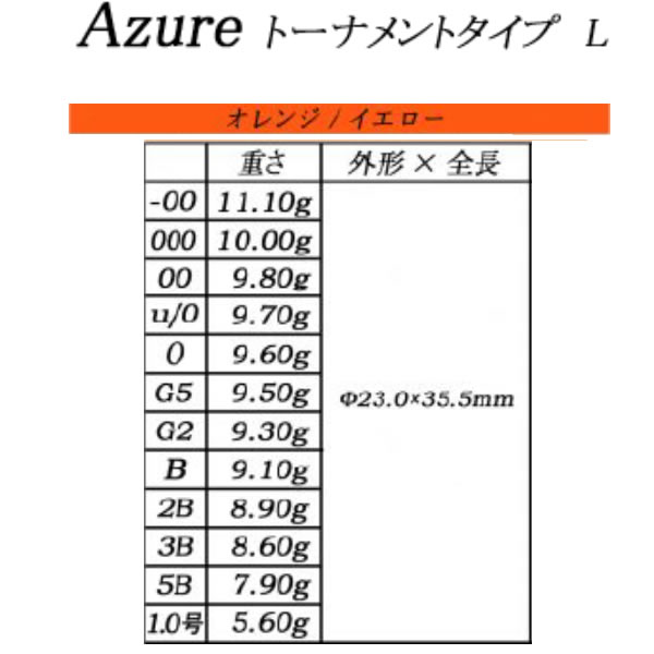 ソルブレ アズール トーナメントタイプ L オレンジ (ソルトブレイク