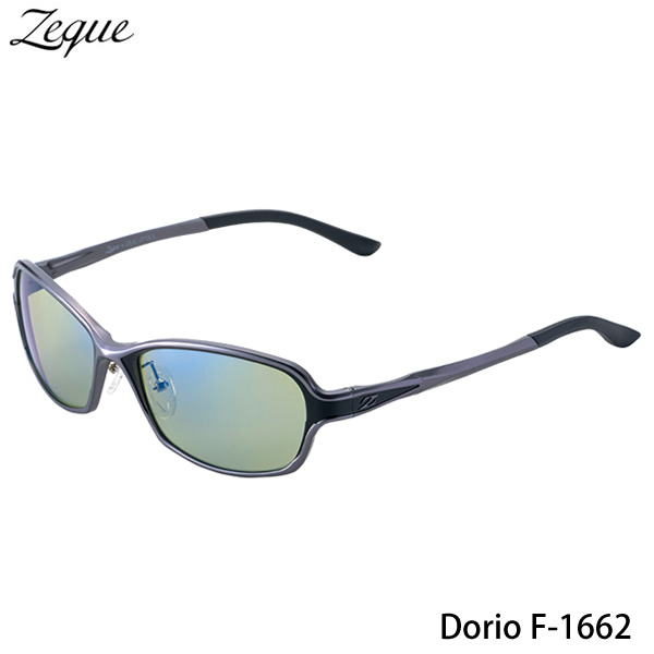 Zeque (ゼクー) Dorio F-1662 ガンメタル/ブラック (サングラス 偏光 