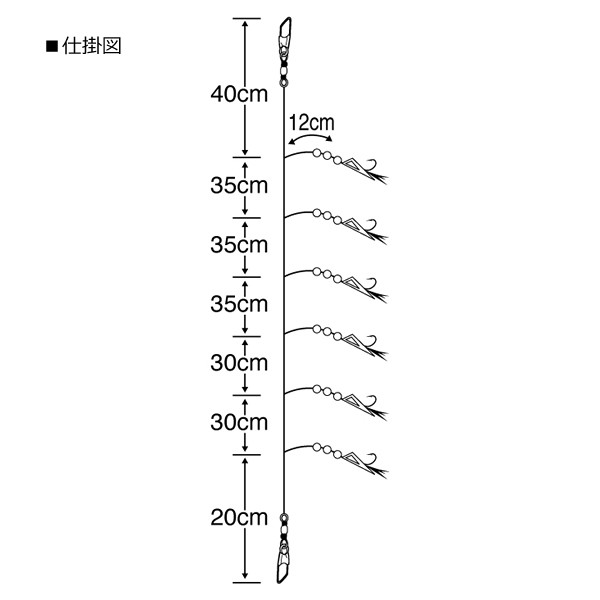 ささめ針 アジ一筋ピンクフェザー S-624 (サビキ仕掛け) 釣り具の販売、通販なら、フィッシング遊-WEB本店  ダイワ／シマノ／がまかつの釣具ならおまかせ