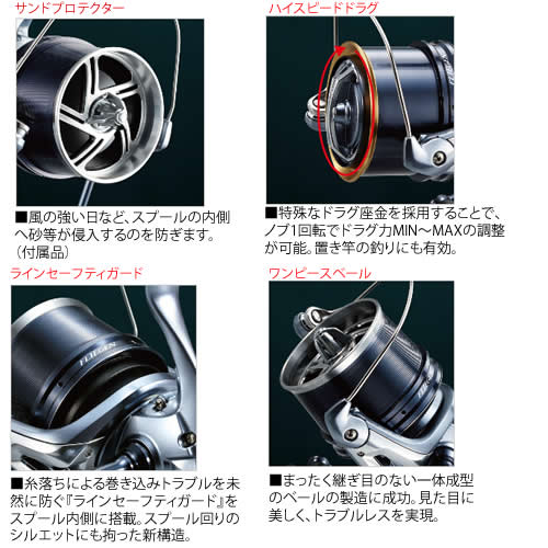 シマノ 17 フリーゲン35 極細 (投げ釣り用スピニングリール) - 釣り具