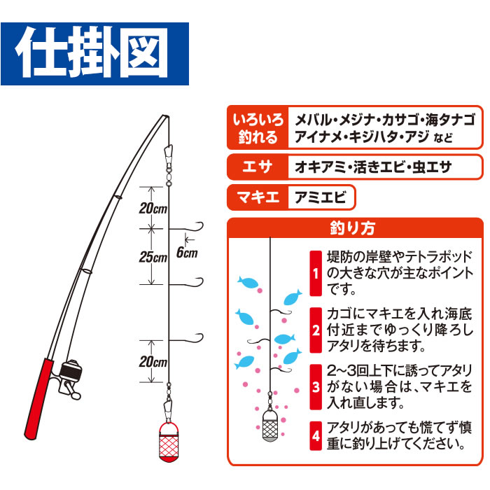 ハヤブサ コンパクトロッド まき餌五目胴突セット Ha1 堤防釣り 仕掛け 釣り具の販売 通販なら フィッシング遊 Web本店 ダイワ シマノ がまかつの釣具ならおまかせ