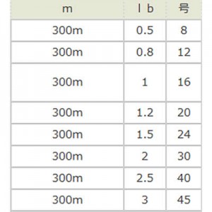 バークレイ スーパーファイヤーライン カラード 300m 2.5号～3号 (PEライン)