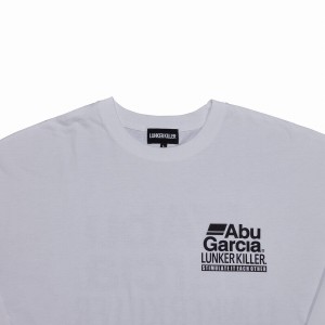 アブガルシア アブ×ランカーキラー ビッグロングスリーブTシャツ ホワイト (フィッシングシャツ Tシャツ)