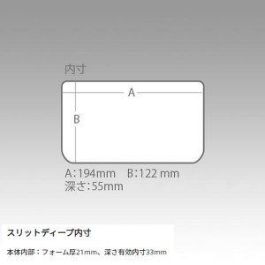 アブガルシア アブ ルアーケース スリットフォーム ディープ 1541033 (タックルケース)