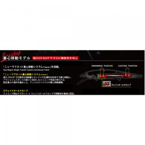 【全10色】デュエル HARDCORE ハードコア ミノーフラット 110SP 110mm R1362 (ブラックバスルアー)
