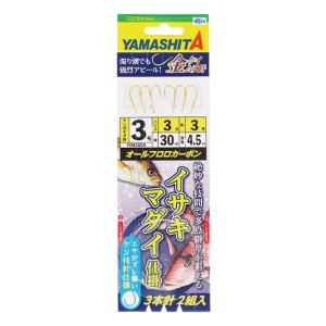 ヤマシタ イサキマダイ仕掛3本針4.5m (船釣り仕掛け 船フカセ仕掛)