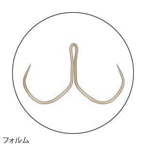 ヤマワ カットウイカリ4撃刃 クイックパック M (ハゲ・ボラ釣針・フック)