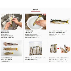 タックルインジャパン ピタッと冷凍パック 70×300 (釣り道具)