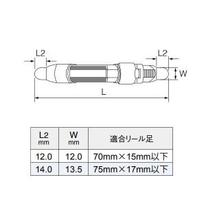 富士工業 プレートタイプリールシート NS-6 (リールシート)