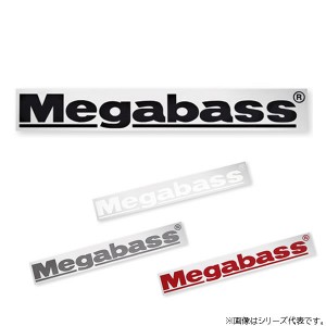 メガバス カッティングステッカー Megabass 40cm (ステッカー・ワッペン)