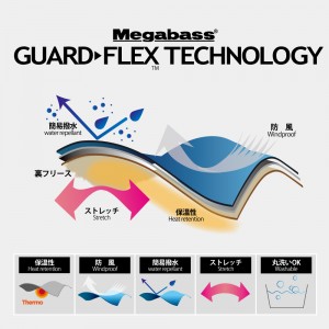 メガバス ブローアタックフーディー シャークグレー (防寒着 防寒ジャケット 釣り)