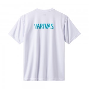 バリバス VARIVAS×ニューエラ ドライテックTシャツ ホワイト VAT-49 (フィッシングシャツ Tシャツ)