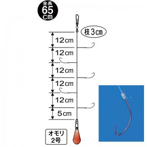 がまかつ ワカサギ連鎖 ワンタッチ 5本仕掛 W235 (仕掛け)